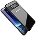 Galaxy S8/S8 Plus Case, Thin Soft TPU Crystal Clear Slim Anti Slip Case Transparent Back Protector Cover for Samsung Galaxy S8/S8 Plus (Black, S8 Plus Case)