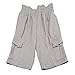 Pro Club Men's Cargo Fleece Short, Heather Gray, Small