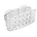 iDesign Sinkworks Kitchen Sink Suction Holder for Sponges, Scrubbers, Soap - Clear Large