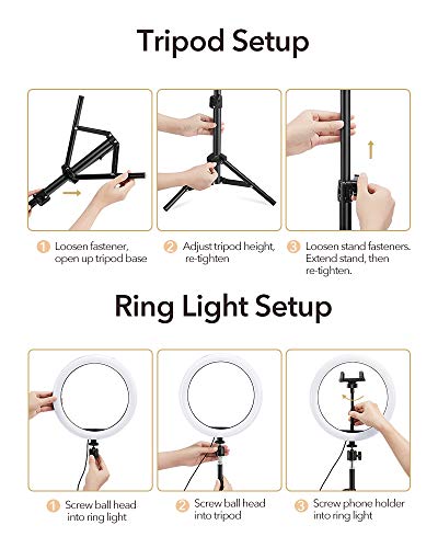 ESR Ring Light with Tripod Stand & Phone Holder,10\