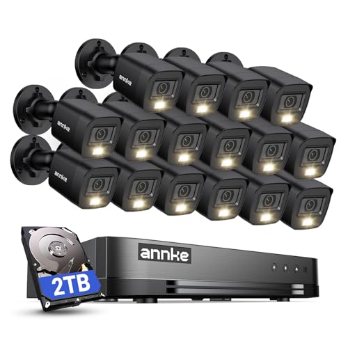 ANNKE 1080P Lite 16 Channel Security Camera System