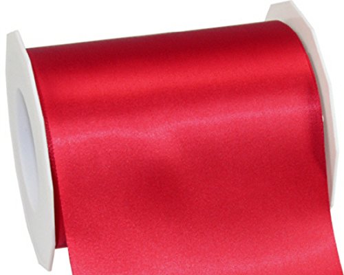 Adria Satin Tischband Tischlaufer Farbe Rot Rolle 25m X 112mm