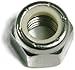 Nylon Lock Nut 18-8 Stainless Steel - 3/8-16 (.563 Flats x .335 Height) Qty-100