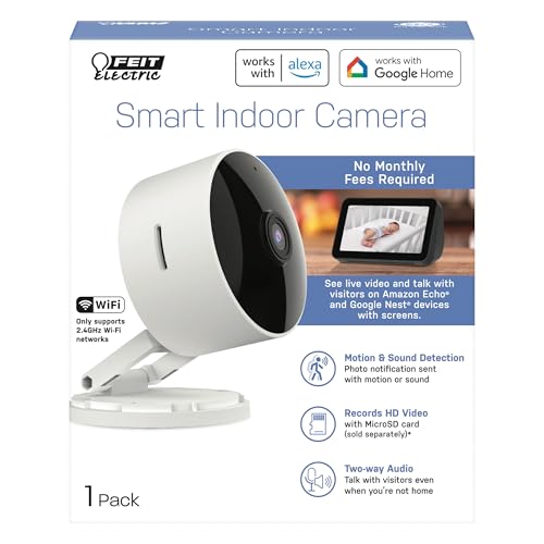 Feit Electric Indoor Security Camera 1080p HD White
