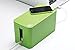 Resulzon Cable Management Cord Cover Wire Hider Box Concealer Organizer Protector System for Home Theater Entertainment Center Office School - (Mini,Green)