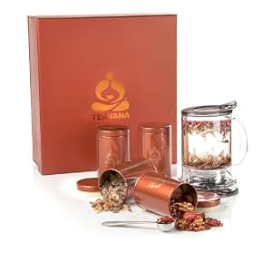 teavana yellow tea set