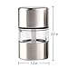 Mr YD Tiny Salt and Pepper Mills Gift-Spice Grinder Travel Sea Salt and Pepper Shakers Set of 2