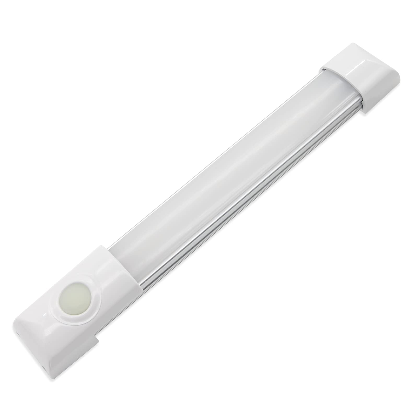 Dream Lighting Caravan Interior Light Strip 12v Motorhome Boat Campervan Cabinet Kitchen IP44 Dual Brightness Setting 6inch Warm White