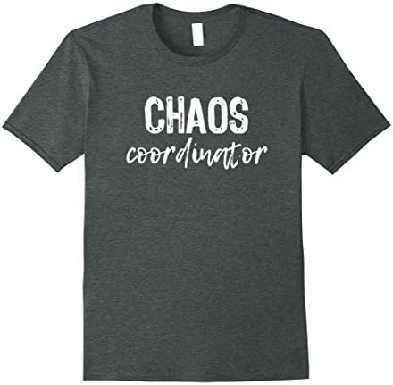 Mens Chaos Coordinator T-Shirt 3XL Dark Heather