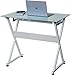 OneSpace Ultramodern Glass Computer Desk, White