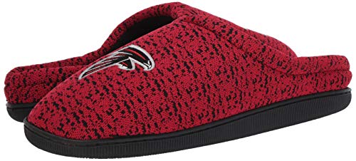 FOCO NFL Los Angeles Rams Mens Poly Knit Cup Sole SlipperPoly Knit Cup Sole Slipper, Team Color, Large (11-12)