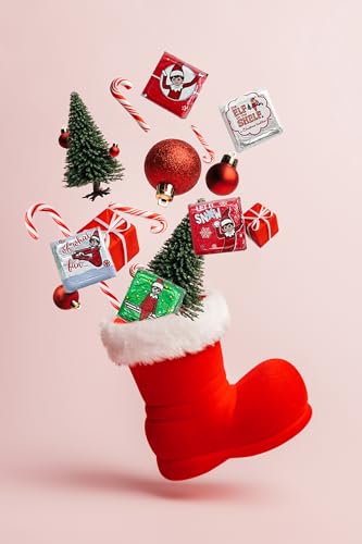 FRUIDLES CHRISTMAS ELF ON THE SHELF, MILK CHOCOLATE, PARTY BAG FILLERS, INDIVIDUALLY WRAPPED FOILS IN GIFT-BOX (2 POUNDS) 2 PACK