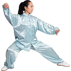 ZooBoo Unisex Korean Silk Tai Chi Uniforms Kung Fu