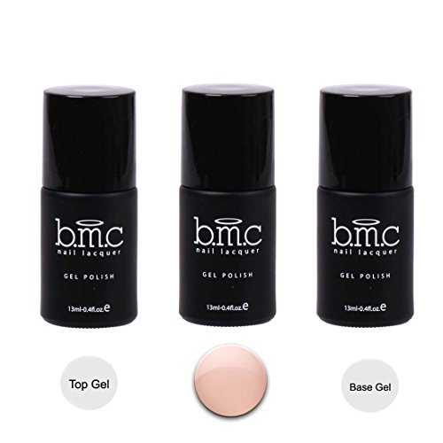 BMC 3pc Tranquil Nude Colored Gel Nail Lacquer w/ Top Base Coat-Oasis Collection BMC 3pc Tranquil Nude Colored Gel Nail Lacquer w/ Top Base Coat-Oasis Collection