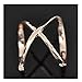 S&E Women's Vintage Cylinder Three-Dimensional Crystal Scarves Clips Diamante Shawl Scarf Buckle