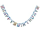 American Greetings SpongeBob SquarePants Birthday Party Banner, Party Supplies Novelty