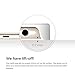 iPhone 6S Case, elago® [Outift][White/Silver] - [Premium Hybrid Construction][Dual Toned][Spark Design Award] - for iPhone 6/6S