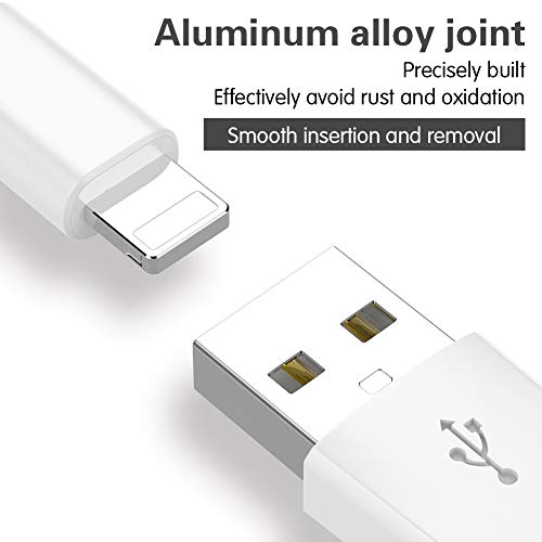 image for TNSO Phone Charger 5Pack 3FT 3FT 6FT 6FT 10FT Nylon Braided USB Chargi