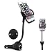 Te-Rich 3-in-1 Universal Car Mount Holder Phone Charger Cigarette Lighter Power Adapter for iPhone, Samsung Galaxy and More Smartphones (1 Power Outlet, Dual USB, 4.8A Max)