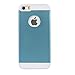 iPhone SE/5S/5 Case: Amplim Slim Fit Luxury Blue Color Hard Aluminum Metal + White Plastic + Soft Silicone Rubber 3-Layer iPhone SE/iPhone 5S/iPhone 5 Protector