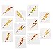 Fun Express Curated Nirvana Wizard and Mage Party Favor Bundle Including Witch's Broom Pens, Wizards Academy Bookmarks, and Lightning Bolt Tattoos | Perfect for Birthday Parties or Award Favors