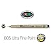 G.T. Luscombe Company, Inc. Pigma Micron 005 Ultra Fine & 05 Medium Point Bible Note Pen Kit | No Smearing or Fading | Bible Safe | No Bleed Pigmented Ink Black, Pink, Green, Orange (Set of 4)