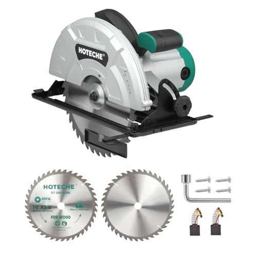 Photo 1 of Hoteche 10-Inch Circular Saw 15A Compact Portable Table Saw with Saw Blade for Desktop Use
