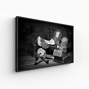 Canvas Wall Art for Living Room, Bedroom Black and White Article Framed Canvas Prints for Home Decoration Ready to Hang - 16x24 inches
