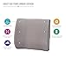 Duro-Med Contour Lumbar Back Support Cushion Pillow with Strap, Gray