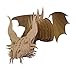 Cardboard Safari Recycled Cardboard Animal Taxidermy Dragon Trophy Head, Nikita Brown Medium