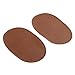 Jili Online 2 pieces Pu Leather Patch Sew On Patches Repir Elbow Knee For Clothes Clothing Accessories - Coffee