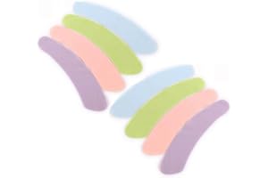 HomeSoGood 8 Set Bathroom Warmer Toilet Seat Cover Pads Washable and Reusable Cushion Toilet Seat Cushion Pad for Winter Bathroom Toilet(8 Pairs)