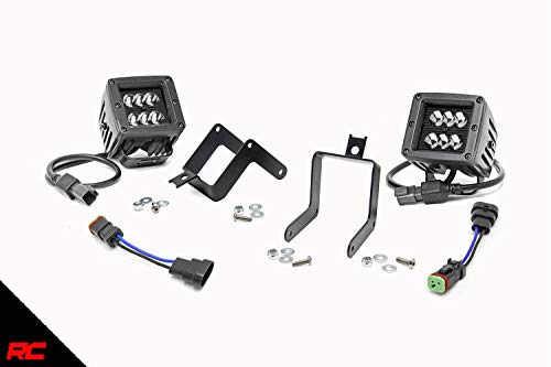 Rough Country LED Cube Fog Light Kit (fits) 2011-2016 Super Duty F250 F350 OEM Bumper Includes (2) CREE LED Lights 70622