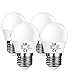 LE 3W G14 E26 LED Bulbs, 25W Incandescent Bulb Equivalent, Not Dimmable, 200lm, Warm White, 2700K, 180° Beam Angle, LED Light Bulbs, Pack of 4 Units