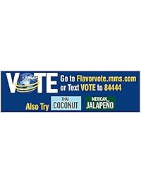 M&M's (Paquete de 2) Chocolate Candy sabor Vote Inglés Toffee Peanut Sharing Size, 9.6 oz bolsa