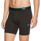 New Stance Men's Standard Combed Cotton Boxer Brief Cotton Fitted Black