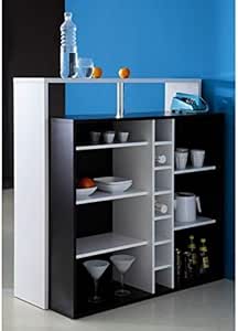 Mueble Bar – Mueble bar – Contemporáneo de bar – Color negro y blanco