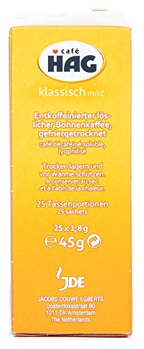Kaffee Hag Tassenportionen (25x1,8g Packung) – Bild 4
