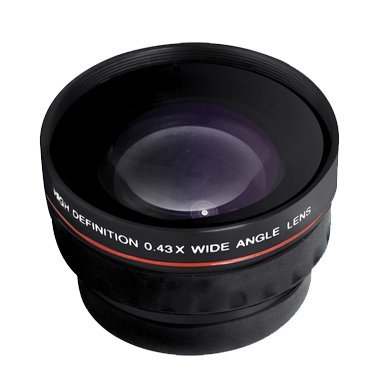 58mm Lens Kit includes 58mm 2x Telephoto HD Zoom Lens + 0.43x Wide Angle Lens + Lens Cleaning Pen + Lens Hood + Mini Tripod + Camera Cleaning Kit + LCD Screen Protectors For Canon EOS Rebel XT XTI XSI T1I T2i T3i T3 20D 5D 300D 350D 450D 400D 10D T2 40D 5 - Thumbnail 2