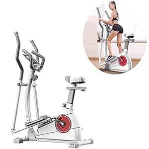 RJJBYY Mute Magnetic Elliptical Machine, Exercise Cross Trainer Machine, Standard Run Stride, for Home Workout Fitness Life Exercise Equipment