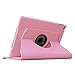 Fintie Case for iPad Air 2-360 Degree Rotating Stand Smart Protective Case Cover with Auto Sleep/Wake Feature for iPad Air 2, Pink