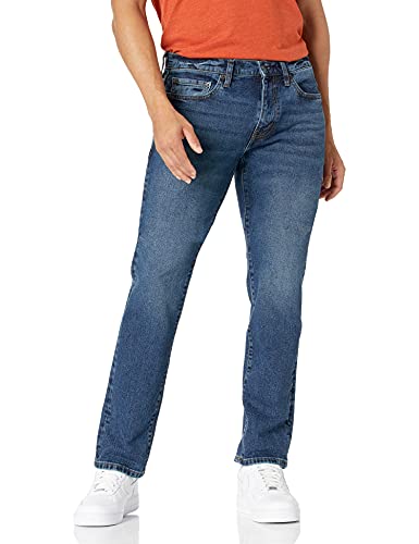 Amazon Essentials Herren Slim-Fit-Jeans - Auslauffarben, Vintage Waschung, 35W / 28L