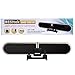 Besitek TV antenna Flat HD Digital Indoor Amplified TV Antenna - 50 Miles Range - Detachable Amplifier Signal Booster - 10ft Coax Cable
