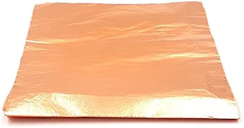Download Creafirm - 100 Feuilles à dorer Couleur cuivre pour dorure 14x14cm PDF