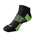 Baleaf Men's 6 Pack Running Athletic Cushion Low Cut Socks 2-2-2,M