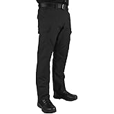 LAPG Men's Battle Rattle Stretch Cargo Pants, Durable Ripstop Tactical Pants for Men, Stretch Waistband EDC Pants
