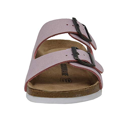 Women's Cushionaire Lane Cork footbed Sandal with PINK VEGAN