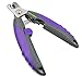 Hertzko Dog Nail Clippers for Large & Medium Dogs - Violet Cat Nail Clipper with Quick Safety Guard, Dog Nail File Included, Nail Grinder, Purple Nail Clippers for Dogs, Grooming Paw Pads