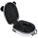 Emmzoe Kids & Toddler 15” Carry On Animal Trolley Hardshell Luggage - Lightweight EVA, Dent Proof, Adjustable Handle for Age 2+ (Papa Panda Bear)