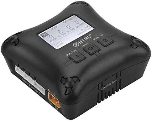 LiPo Balance Charger Duo Mini RC Charger Dual Port 2A x2 H4AC for 2S 3S 4S LiPo Batteries